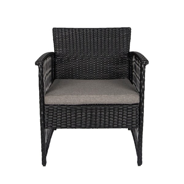 Heritage Outdoor 3piece Wicker Bistro Patio Set