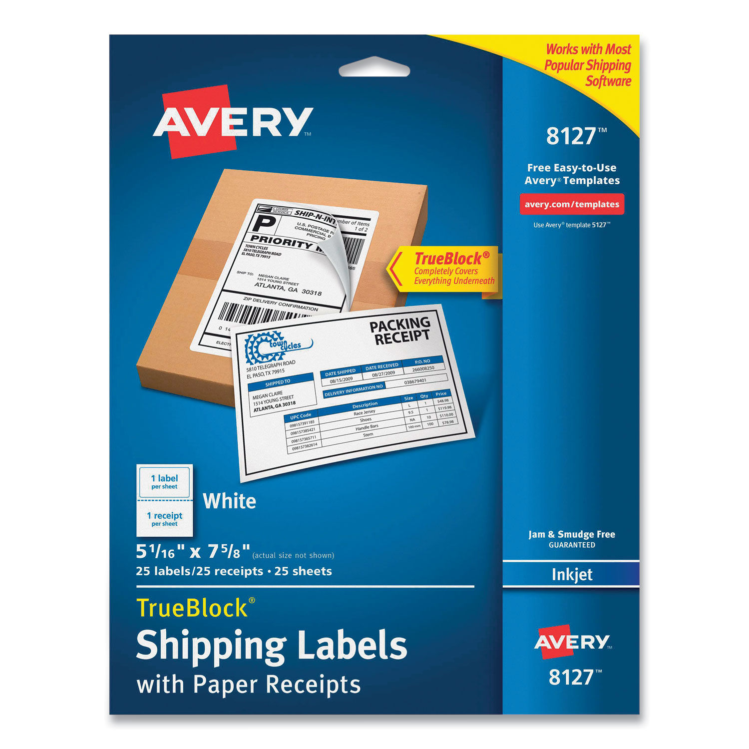 Shipping Labels with TrueBlock Technology by Averyandreg; AVE8127