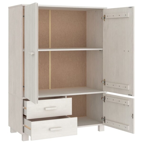 vidaXL Wardrobe HAMAR White 39