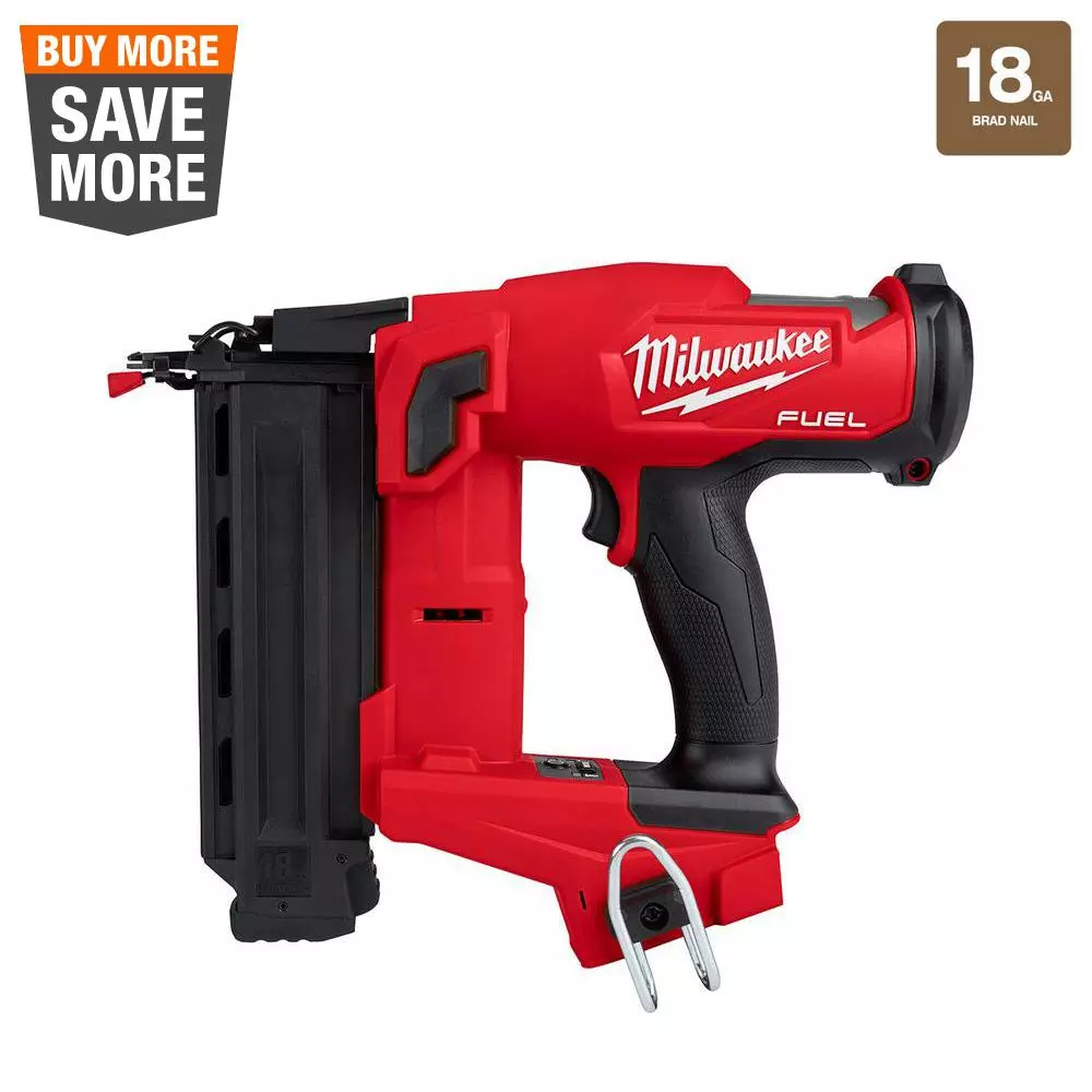 Milwaukee M18 FUEL 18-Volt Lithium-Ion Brushless Cordless Gen II 18-Gauge Brad Nailer (Tool-Only) and#8211; XDC Depot