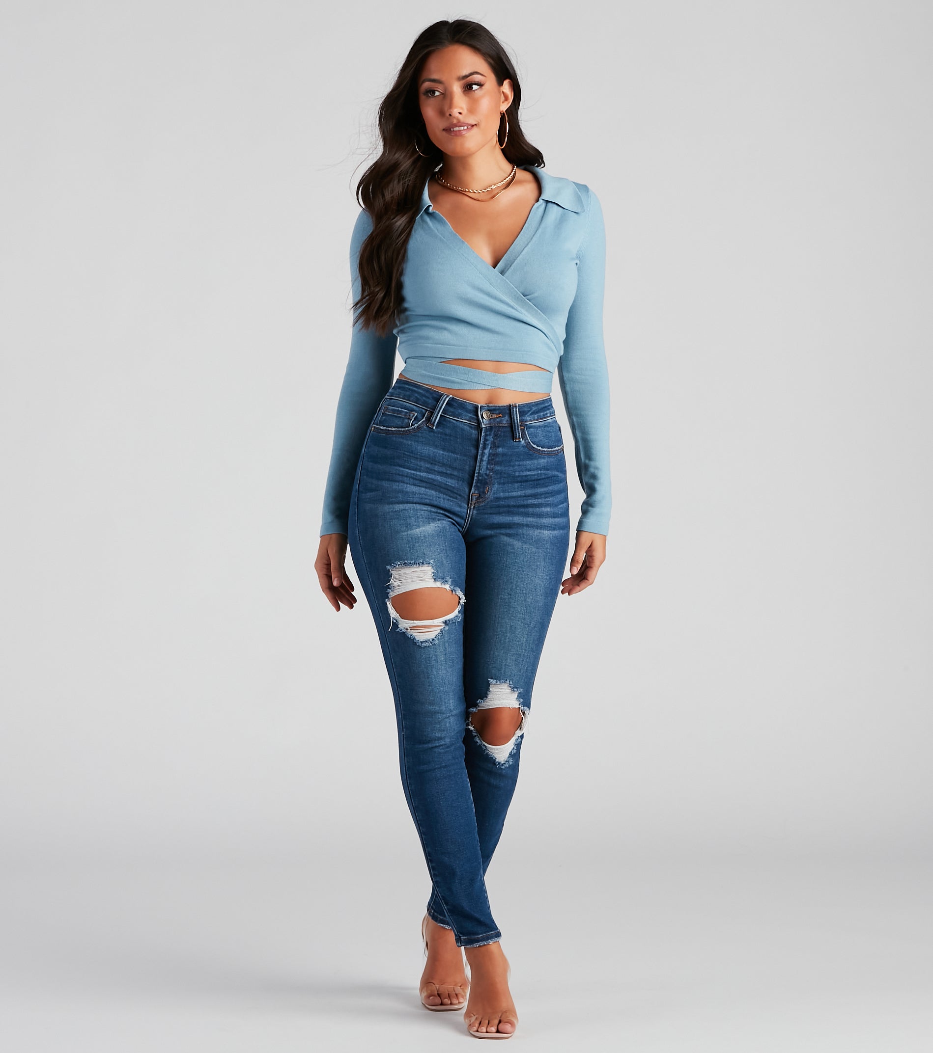 Taylor High-Rise Skinny Ankle Jeans by Windsor Denim