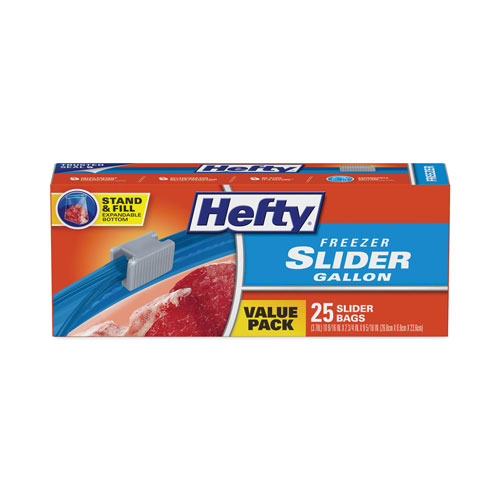 Reynolds Hefty Slider Bags | 1 gal， 2.5 mil， 10.56