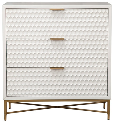 Home Square Small Wood 3 Drawer Accent Chest Set in White (Set of 2)   Contemporary   Accent Chests And Cabinets   by Homesquare  Houzz