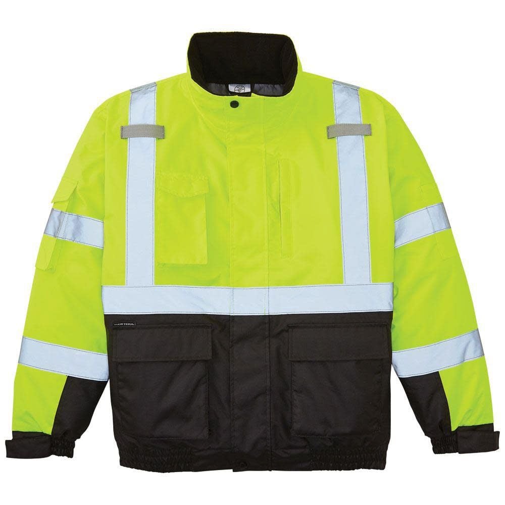 Klein Tools High Visibility Bomber Jacket 3X 60612 from Klein Tools