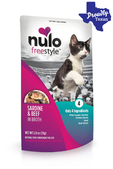 Nulo Freestyle Sardine and Beef Cat Food Pouch