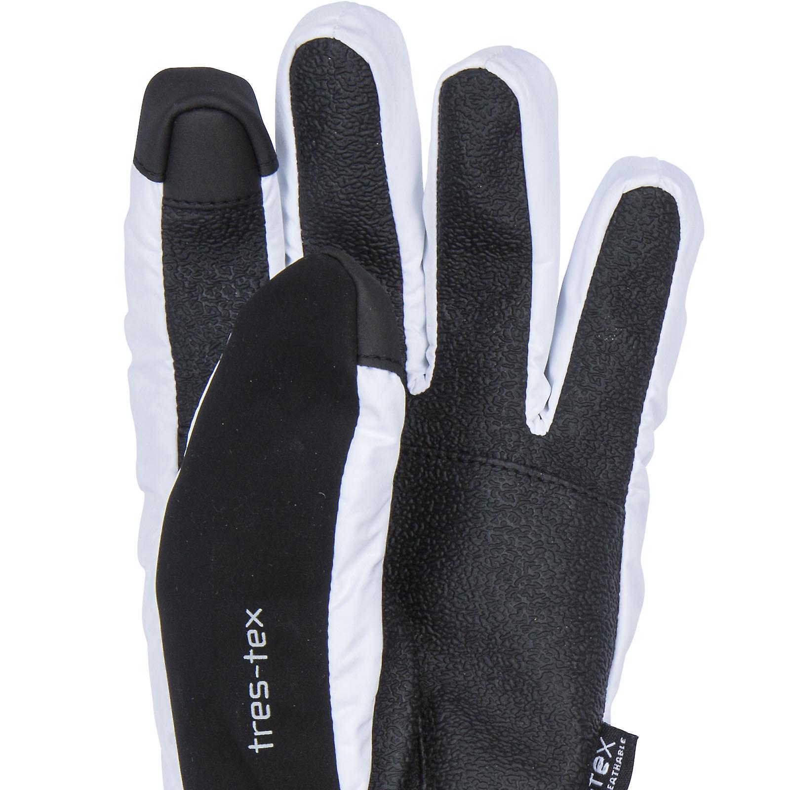 Trespass Adults Waterproof Elasticated Faux Fur Gloves