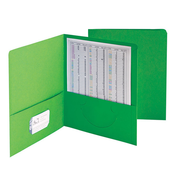 Smead SMD87855 Smead 25Ct Green Standard Two   Two...