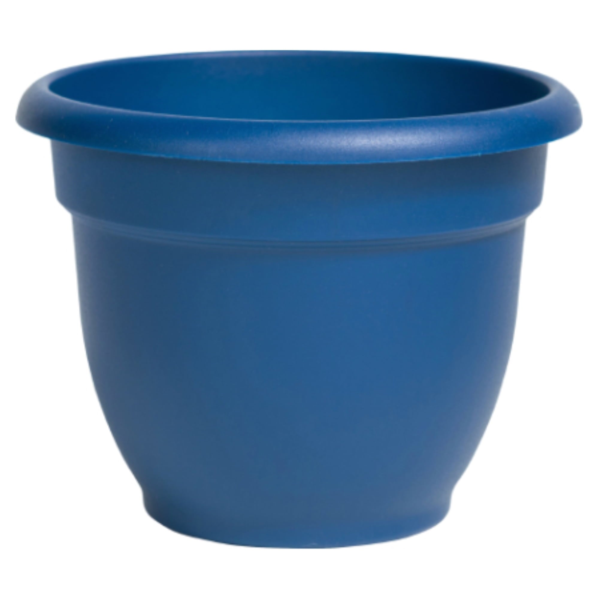 Bloem (#AP0833) Ariana Planter with Self-Watering Disk, Deep Sea Blue - 8"