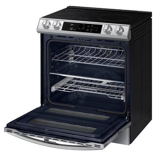  6.3 cu. ft. 4-Burner Slide-In Electric Induction Range with Air Fry in Fingerprint Resistant Stainless Steel NE63T8951SS