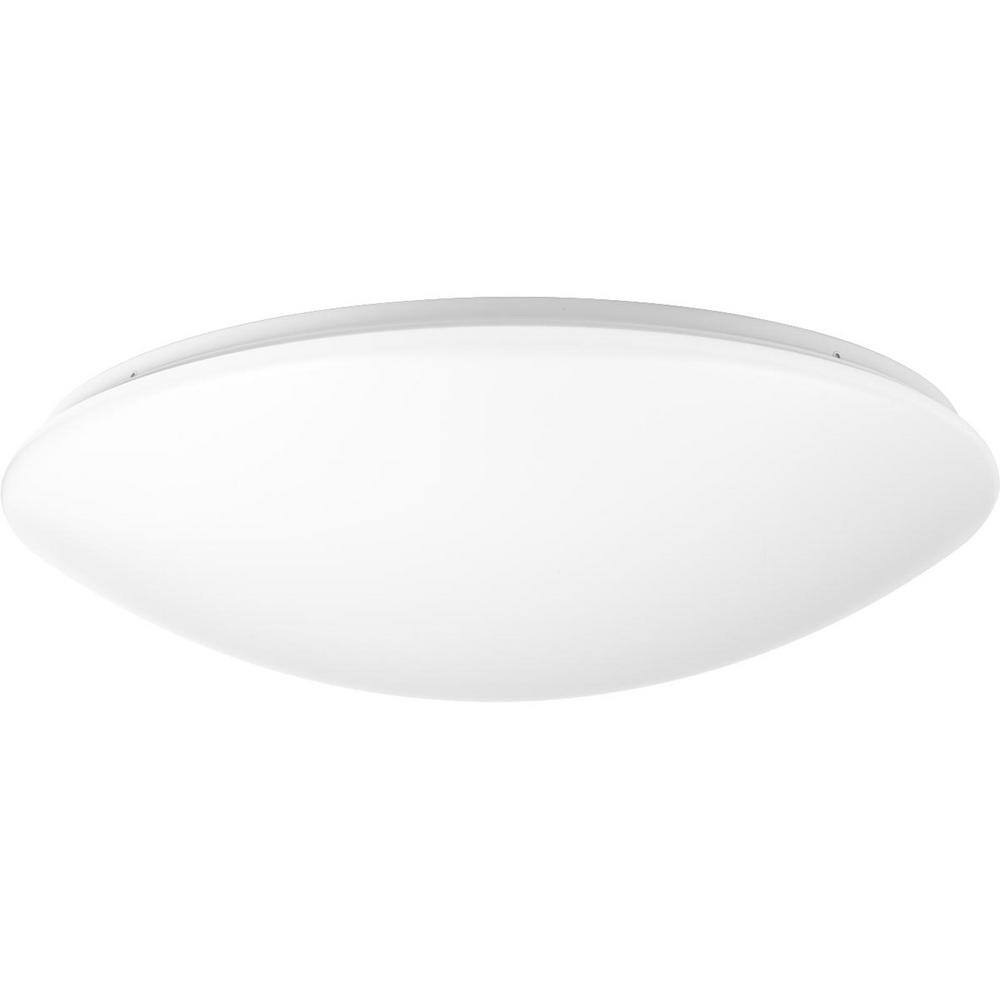 Progress Lighting Drums and Clouds Collection 28-Watt White Integrated LED Flush Mount P730007-030-30