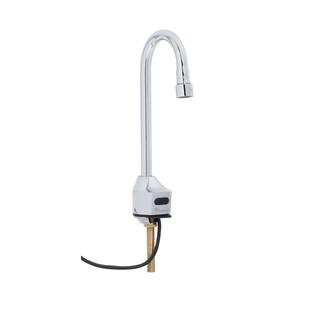 TS Sensor Touchless Faucet (Bathroom) Single Hole with Plug in Polished Chrome Plated Brass EC-3100-VF05