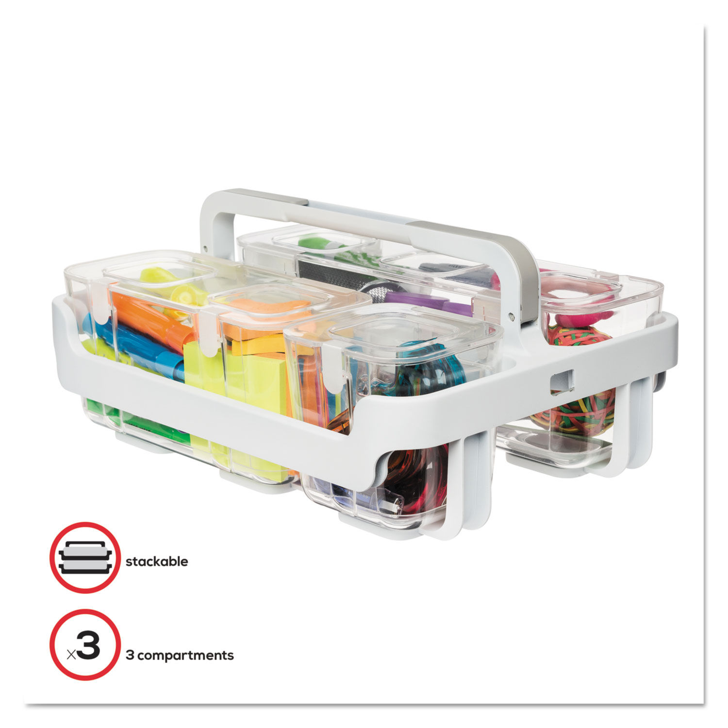 Stackable Caddy Organizer with S by deflectoandreg; DEF29003