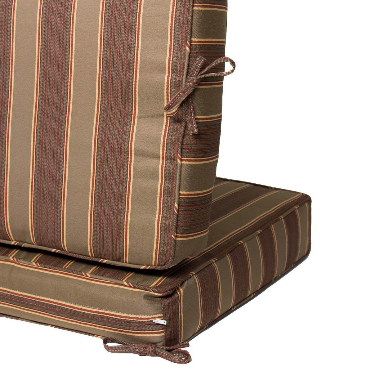 Sunbrella Davidson Redwood Small Outdoor Replacement Club Chair Cushion Set W/ Piping By Signature