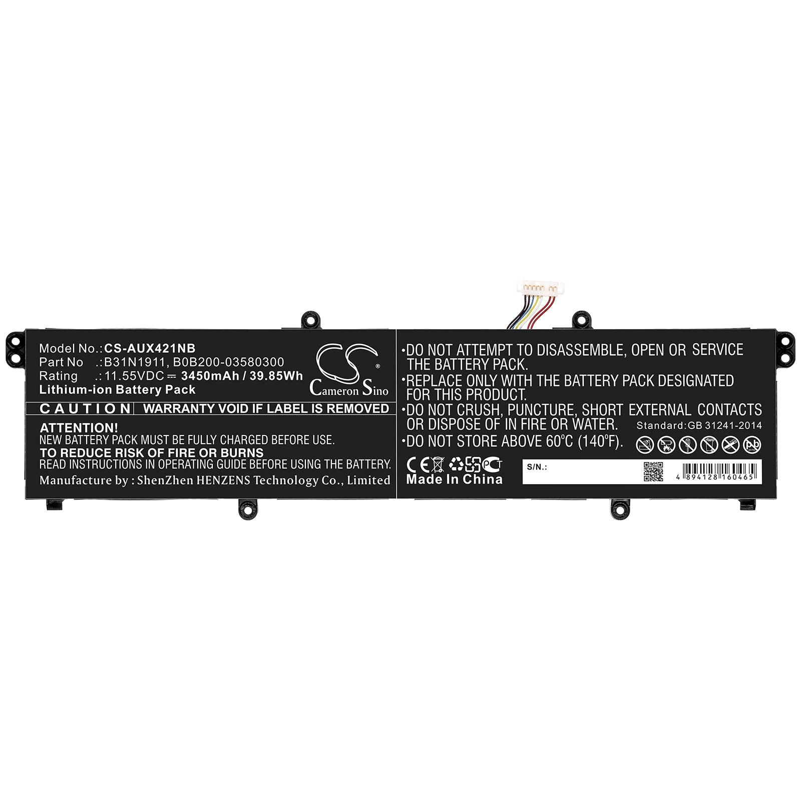 Asus A413FF F413FF K433FA R428FF S433FA S4600FA TP Replacement Battery BatteryClerkcom Laptop and Notebook