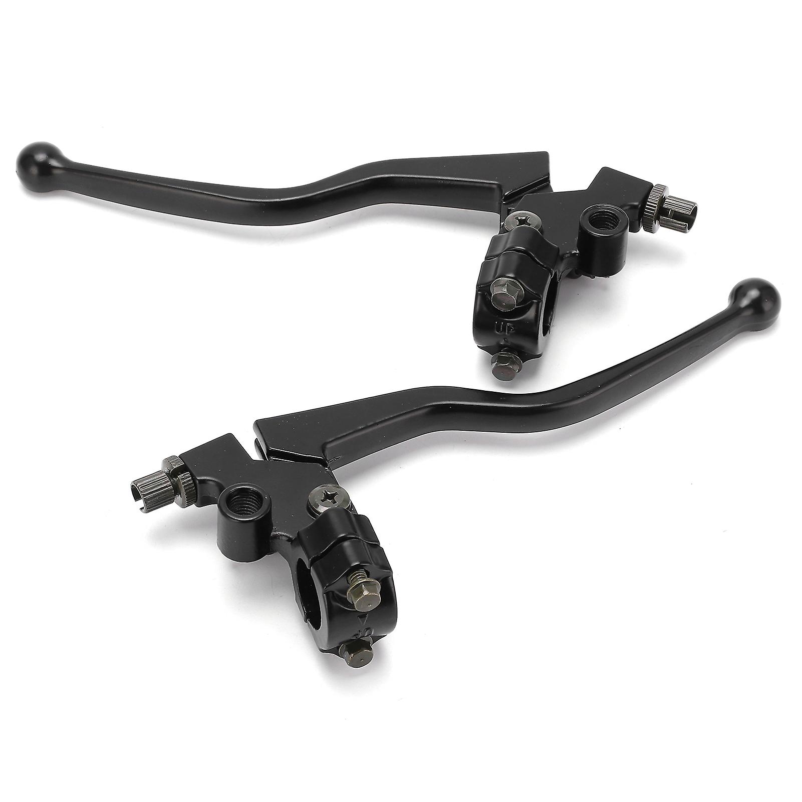 2pcs 22mm Motorcycle Handlebar Brake Clutch Lever Aluminium Alloy Replacement For Cg 125