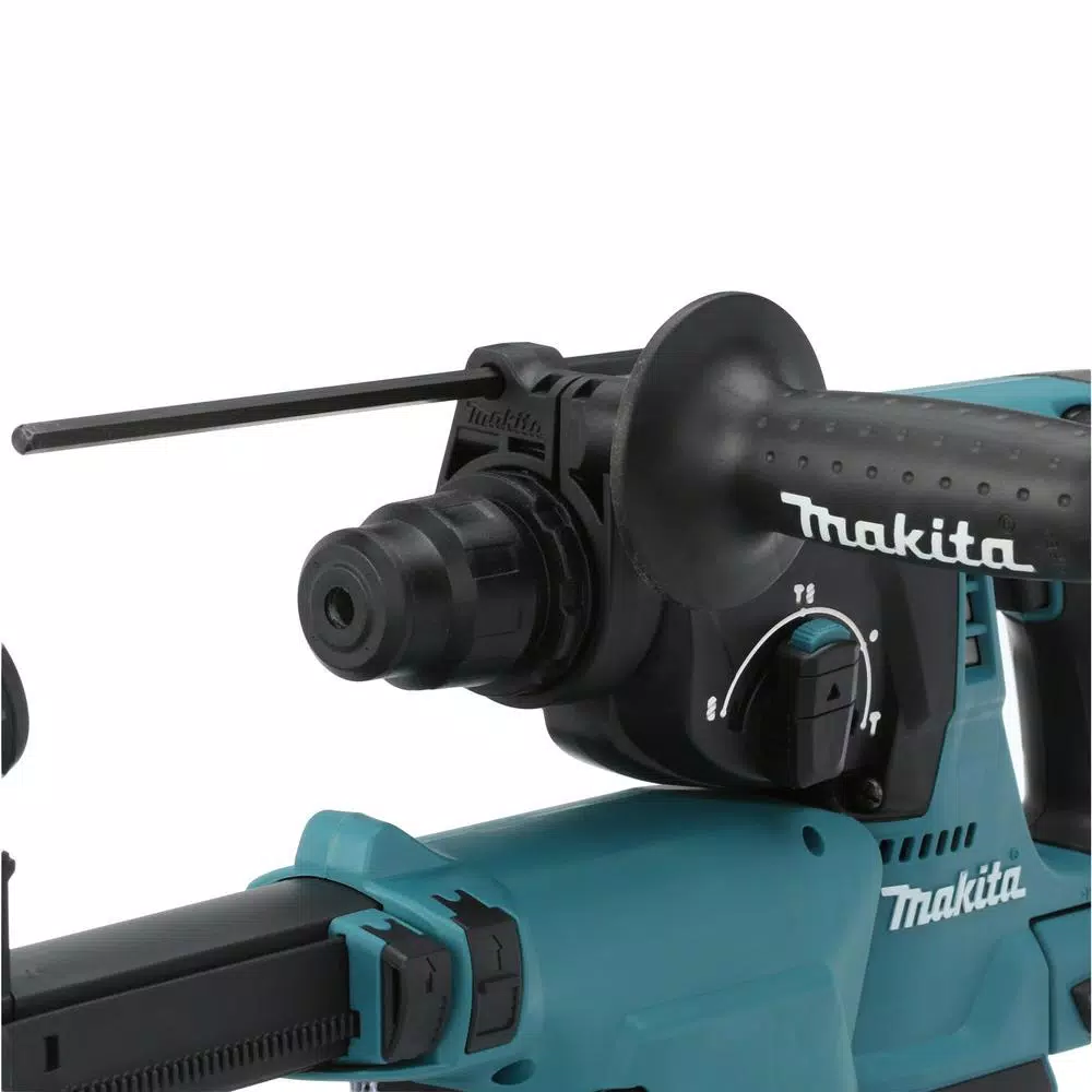 Makita 18-Volt LXT Li-Ion 1 in. Brushless Cordless SDS-Plus Concrete/Masonry Rotary Hammer (Tool-Only) W/ built-on HEPA Vacuum and#8211; XDC Depot