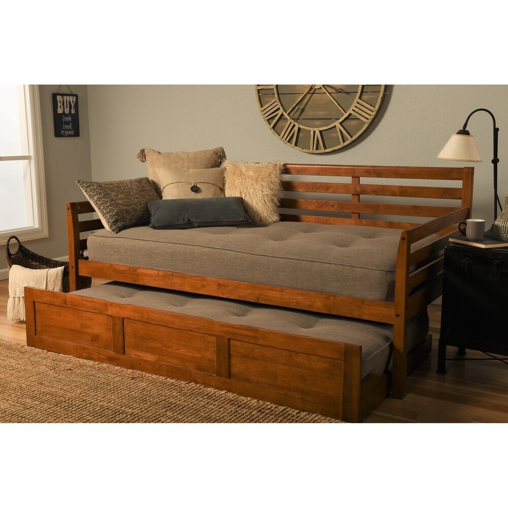 Copper Grove Kutaisi Daybed/Trundle Bed with Mattresses Included