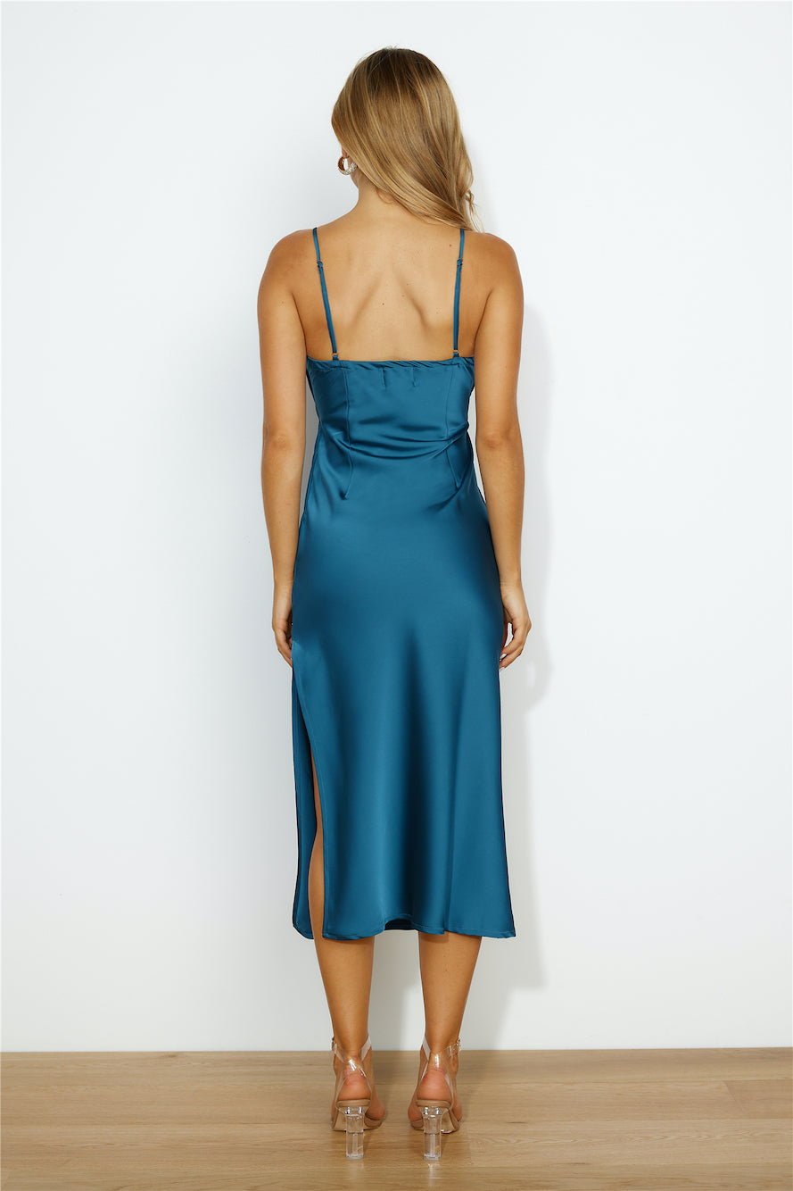 Jane Times Midi Dress TEAL