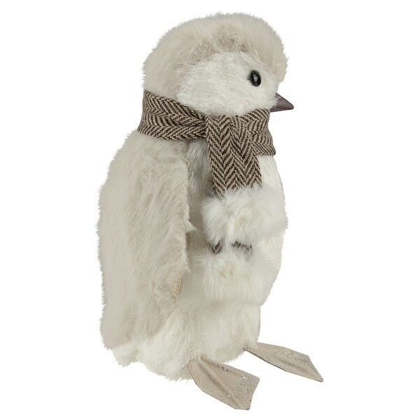 Sisal Penguin with Scarf Christmas Figure