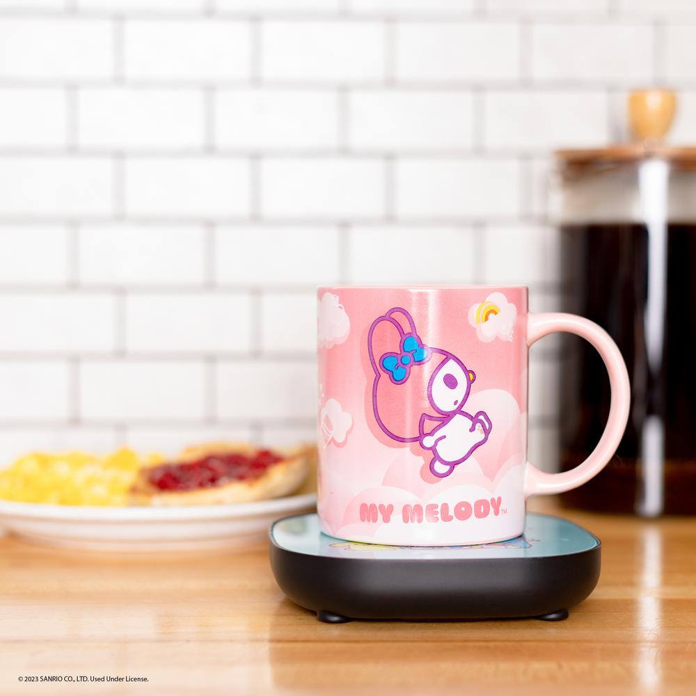 Uncanny Brands Hello Kitty and Friends 'My Melody' Pink Single- Cup Coffee Mug with Mug Warmer for your Coffee Maker MW1-KIT-MY1