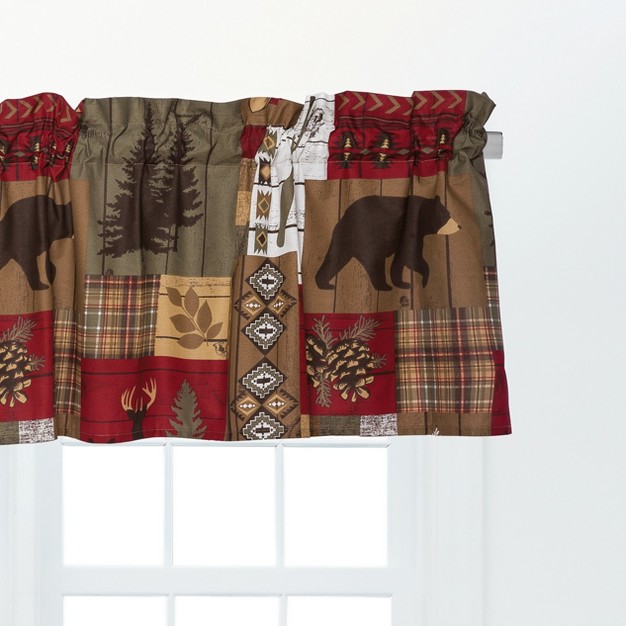 C amp f Home Timber Trails Red Valance