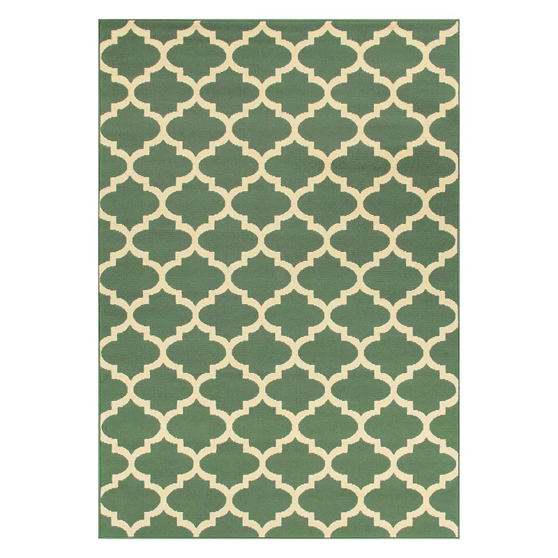 SUPERIOR Modern Quatrefoil Indoor Area Rug