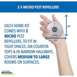 Bell + Howell Multi Ultra-Sonic Pest Repellers Complete Home Kit (6-Pack) 50102