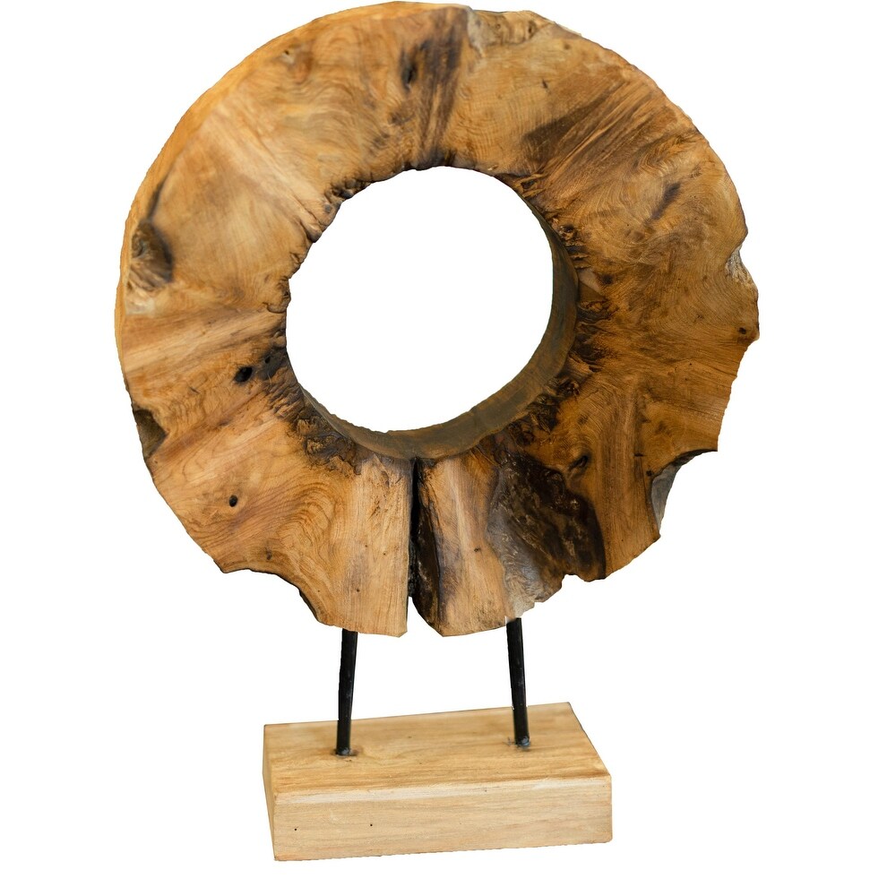 Decorative Teak Ring   Medium