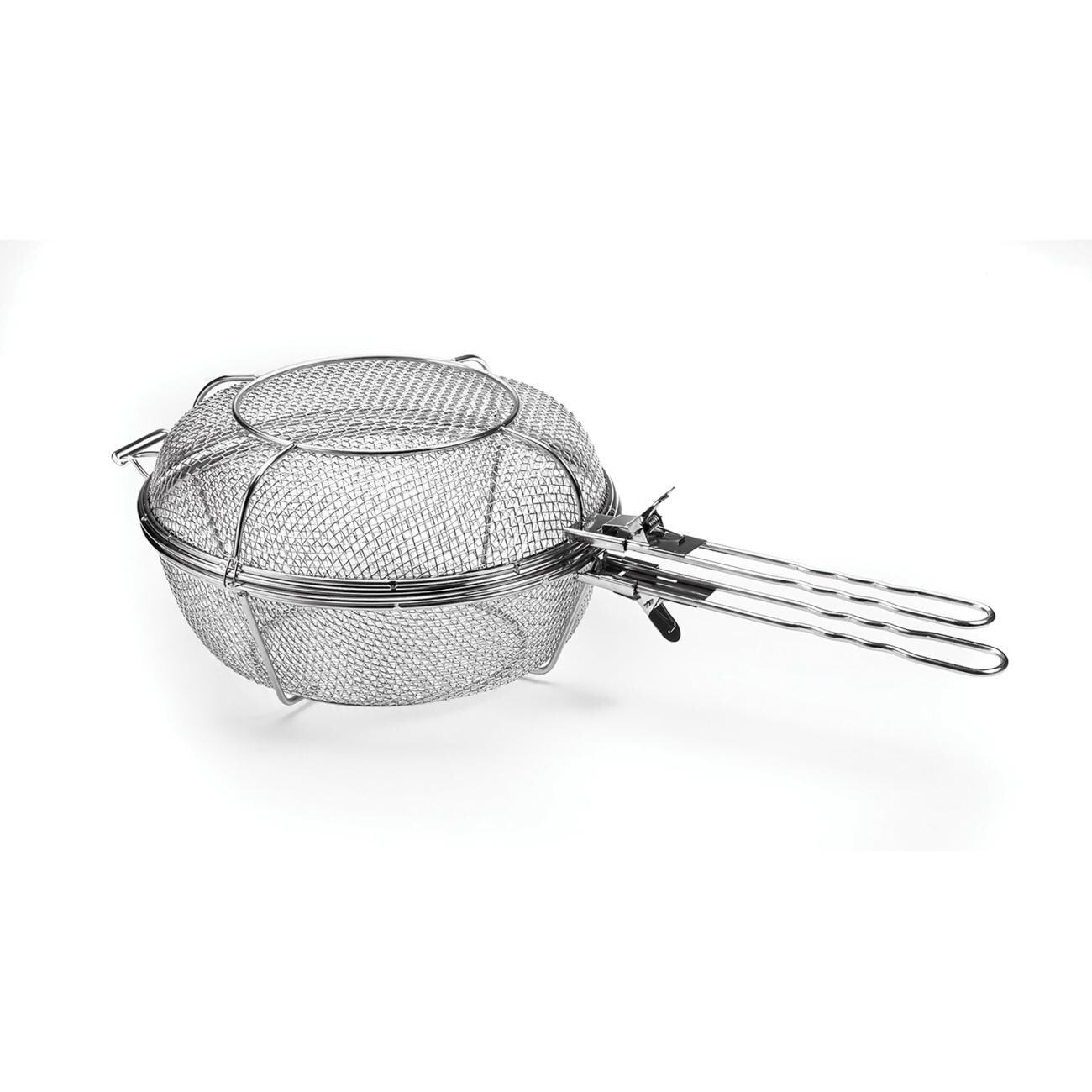 Outset Jumbo Grill Basket W/ Removable Handles