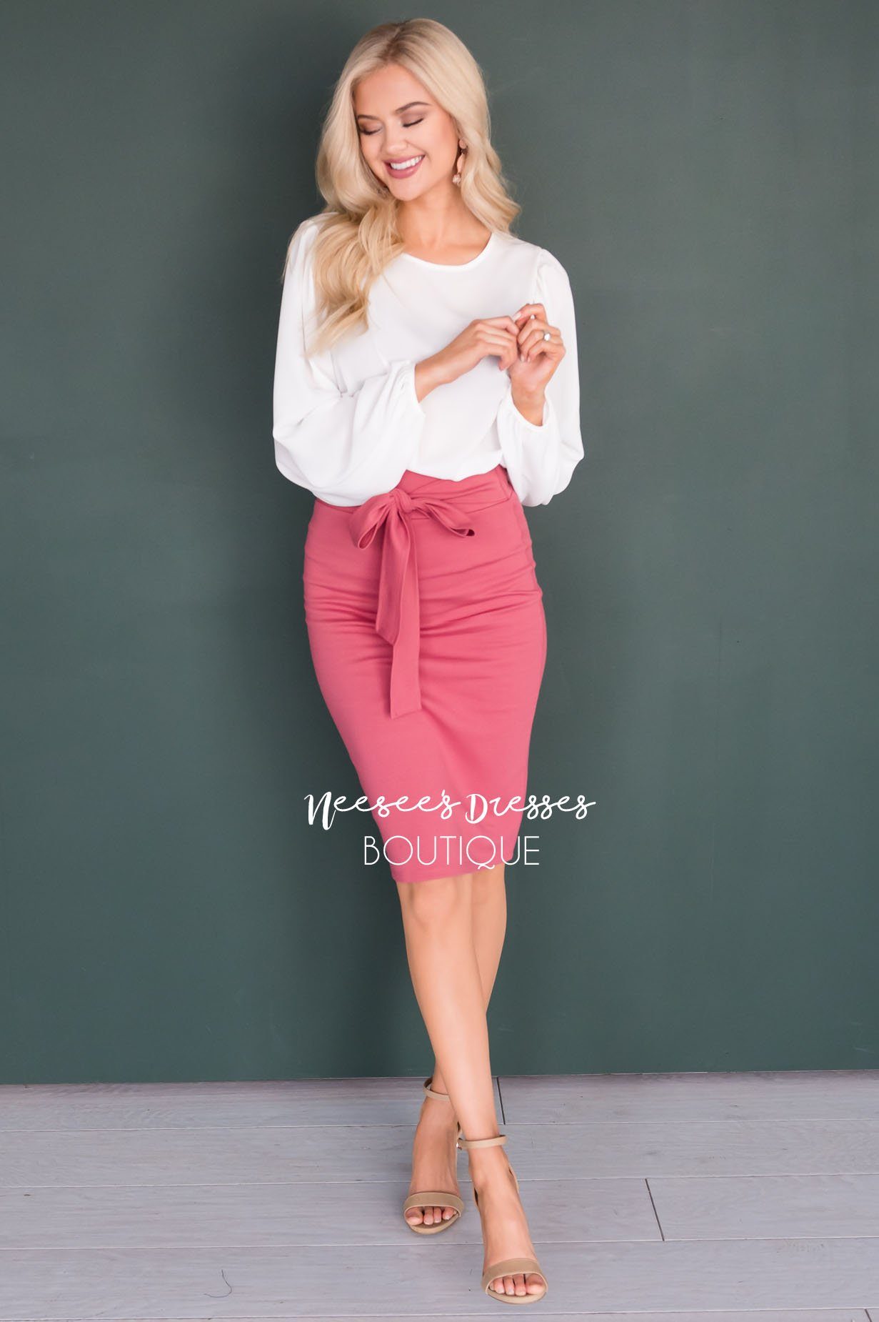 Business As Usual Modest Blouse