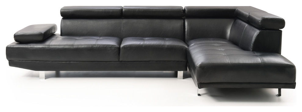 Milan Sectional   Contemporary   Sectional Sofas   by Glory Furniture  Houzz