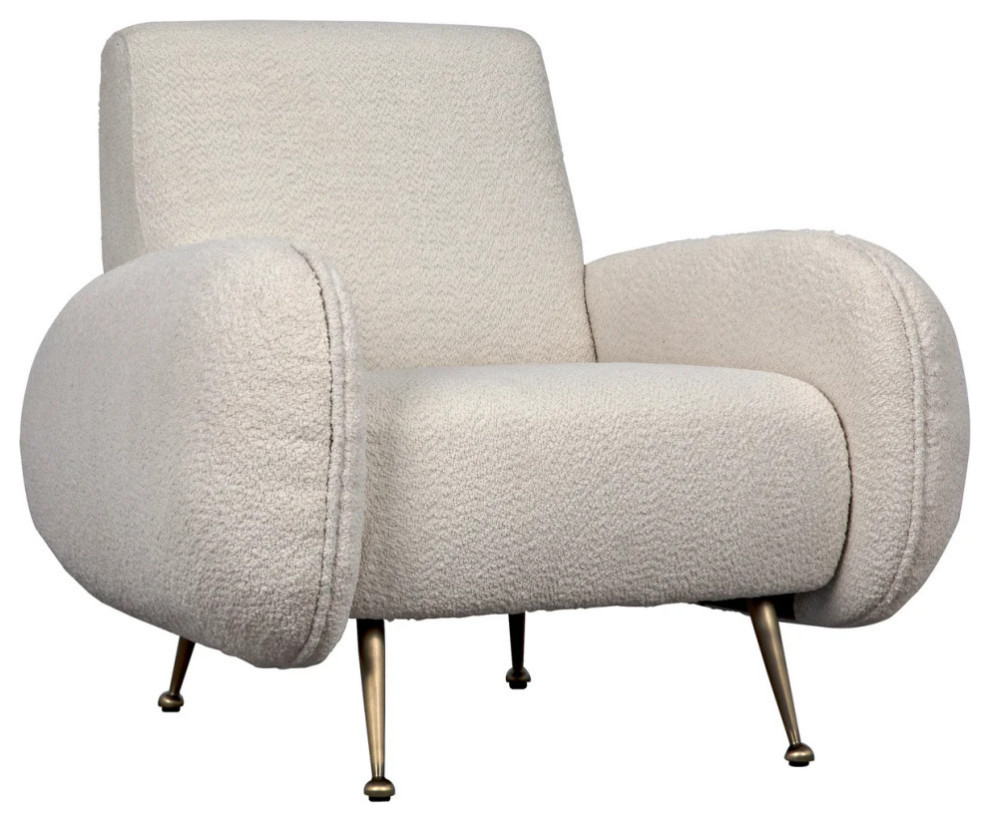 Boston Chair  Boucle Fabric   Modern   Armchairs And Accent Chairs   by Rustic Home Furniture Deco  Houzz