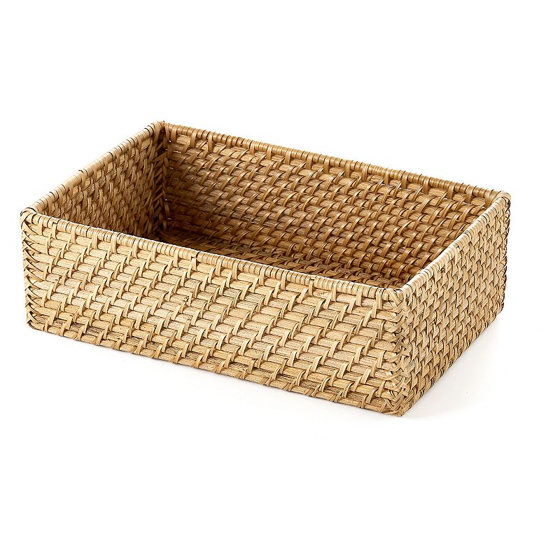 Saddle River Hapao Weave Rattan Bath Storage 3-pc. Set