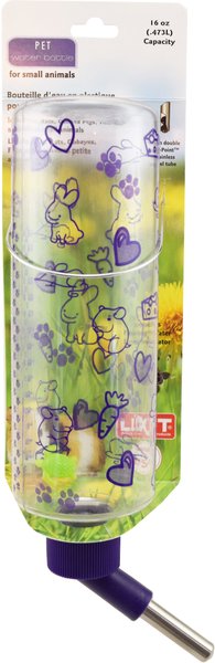 Lixit All Weather Guinea Pig Water Bottle， 16-oz