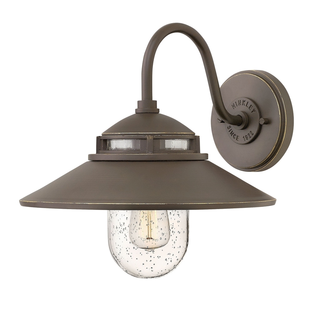 Hinkley Atwell 1 Light Outdoor Wall Mount in Oil Rubbed Bronze