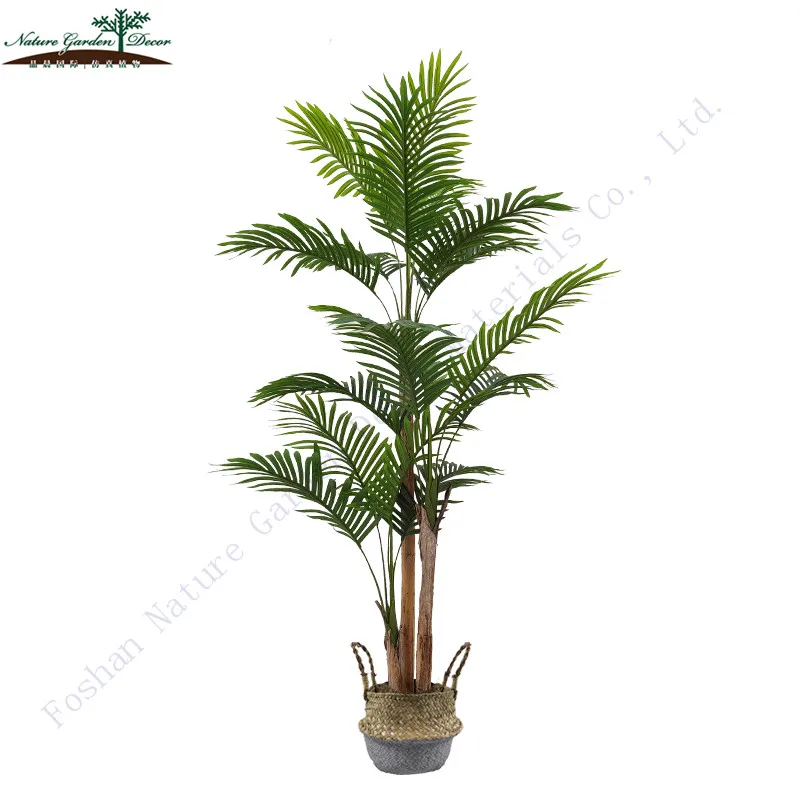 China Supply Artificial Plant Tops Head Palm Tree Trunks