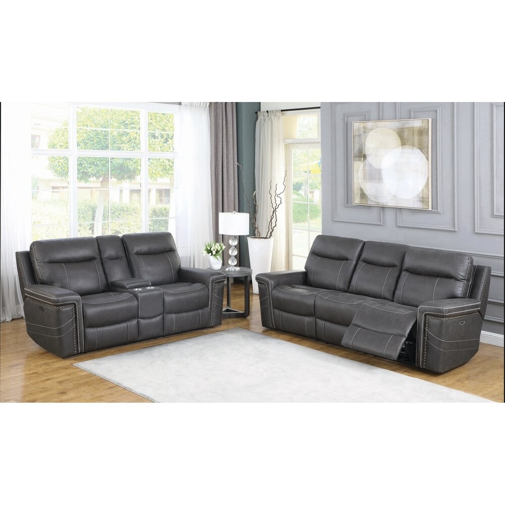 Coaster Furniture Wixom 2 piece Upholstered Tufted Living Room Set