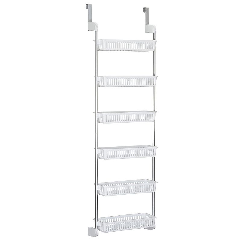 Household Essentials 6-Basket Over-the-Door Storage Rack