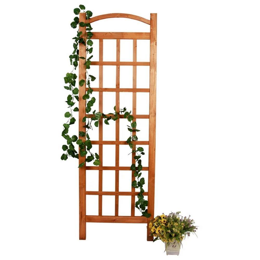 Ejoy 2 ft. W x 6 ft. H Solid Wood Trellis (Set of 2-Pieces) Trellis_GD2472_2pc