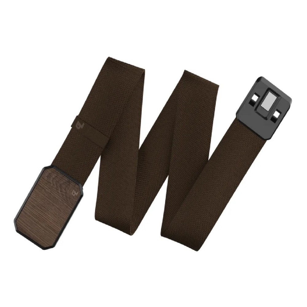 Groove Life Brown Belt with Walnut Magnetic Buckle