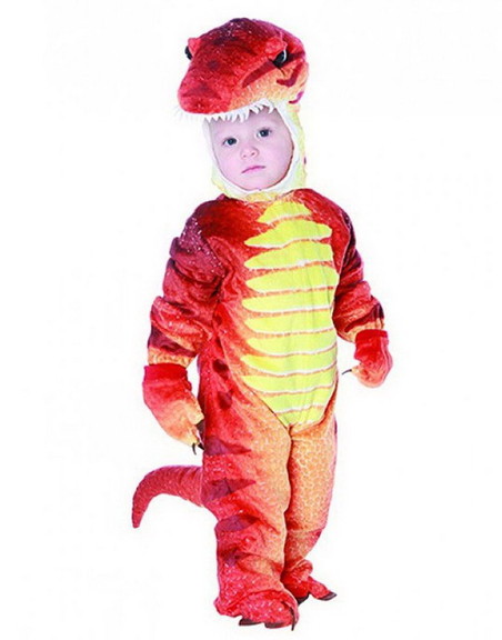 Underwraps T Rex Dinosaur Child Costume Rust Color