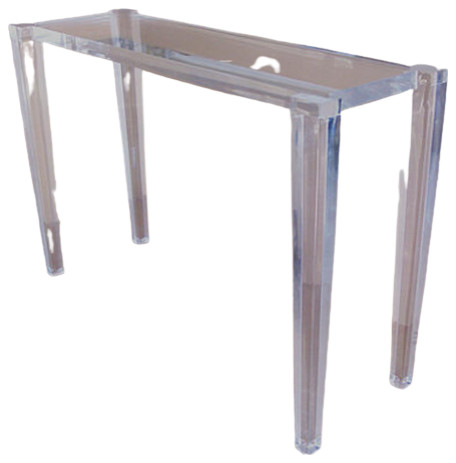 Custom Acrylic Console  44   Contemporary   Console Tables   by GUSTO DESIGN COLLECTION  Houzz