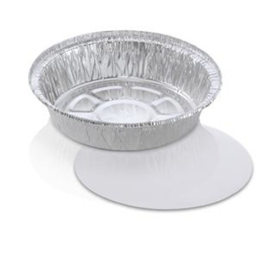 Hfa Handi Foil 7 Round Pan With Lid  400 Count  1...