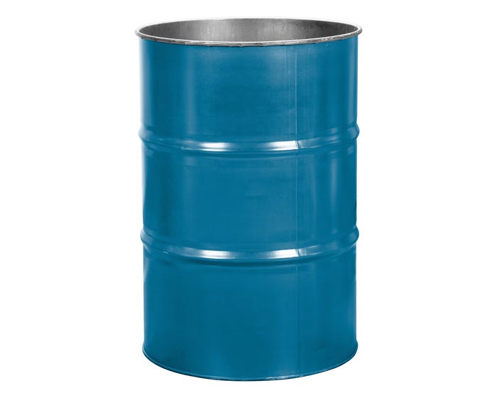 Transform Your Space with Our Reconditioned Metal Barrel!