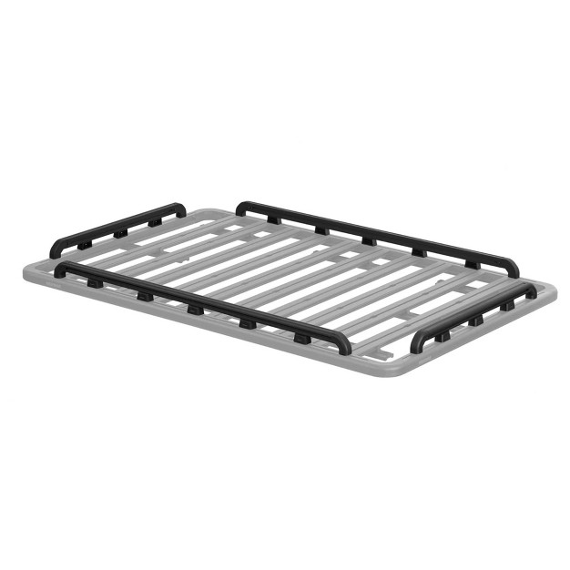 Yakima 76 By 65 Inch Aluminum Locknload Perimeter Raised Rail Kit For Roof Rack Fits Most T Slot Equipped Platforms Black 4 Rails