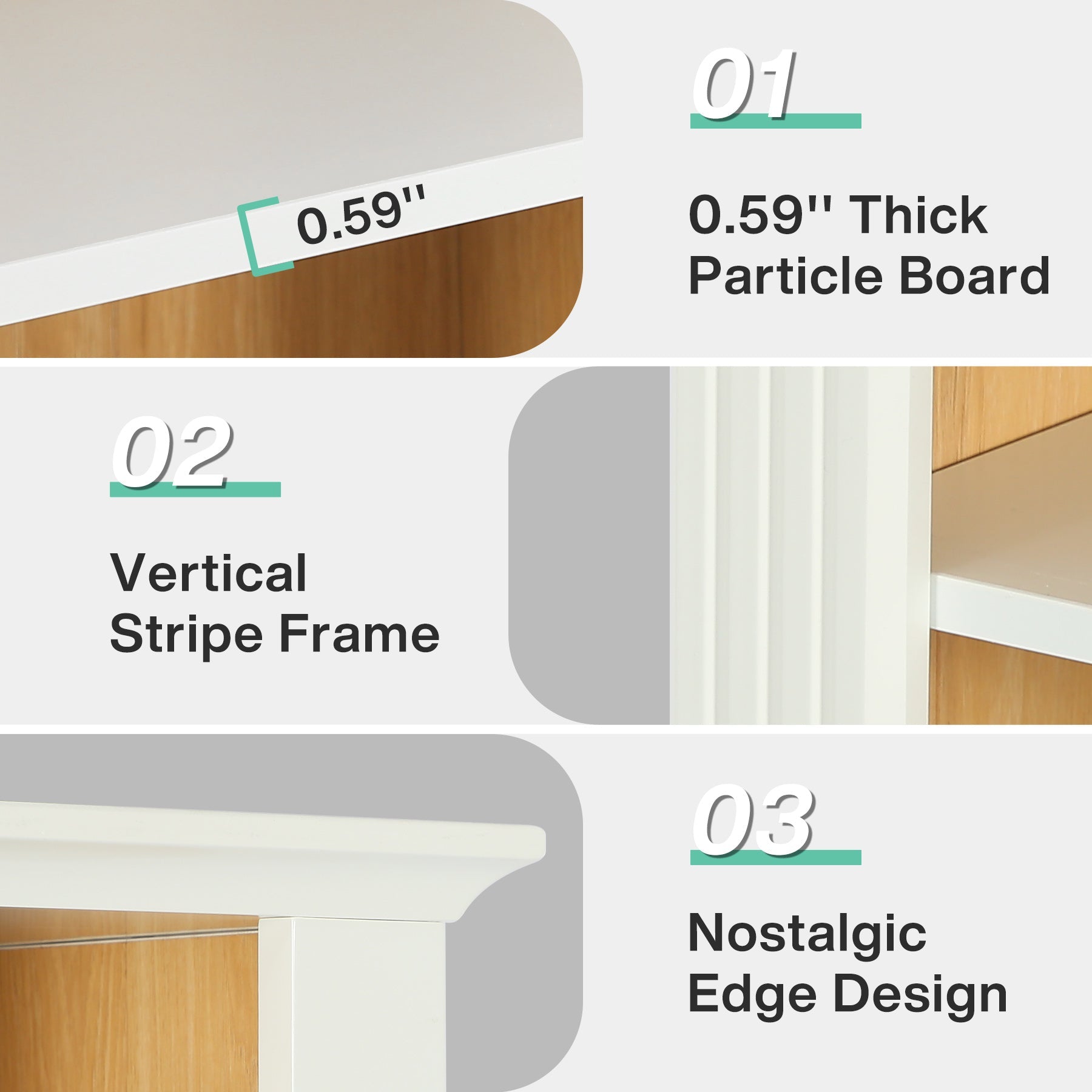 70.9 Tall Bookcase, Modern 8-Tier Bookshelf Freestanding Display Shelf