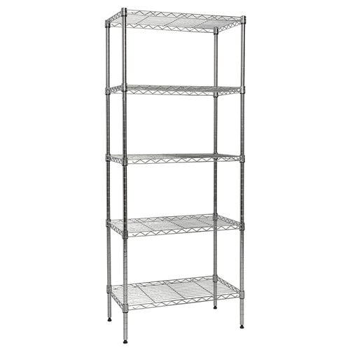 Apollo Hardware 5-Shelf Wire Shelving 60'' H x 24'' W