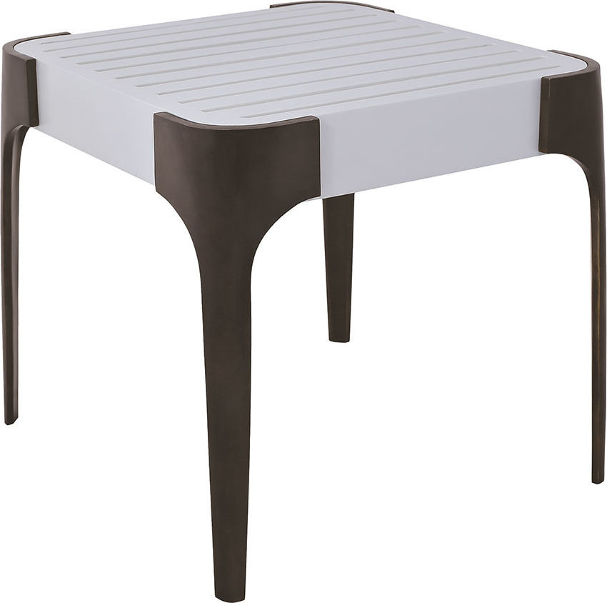 Teak Veranda Side Table  Cappucino Foam   Side Tables And End Tables   by Buildcom  Houzz