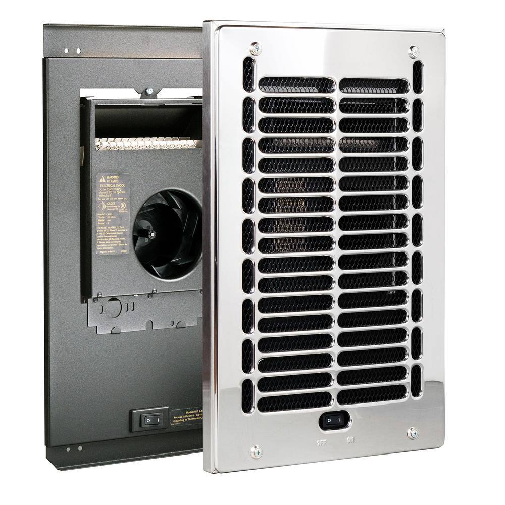 Cadet 120-volt 1000-watt RBF Series In-wall Fan-forced Electric Bathroom Heater in Chrome RBF101