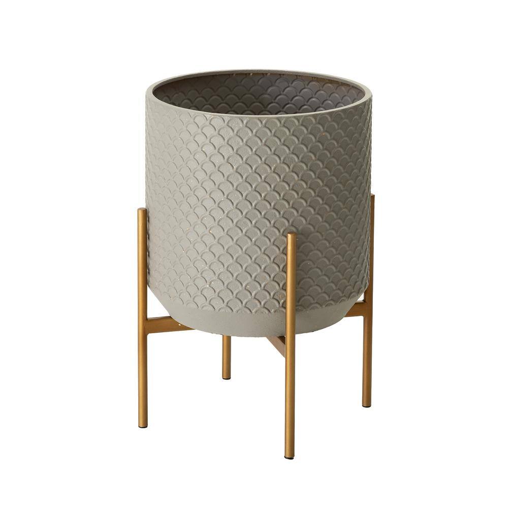 Glitzhome Jumbo Sized Metal Pot Planter Stand (Set of 2) 2022800005